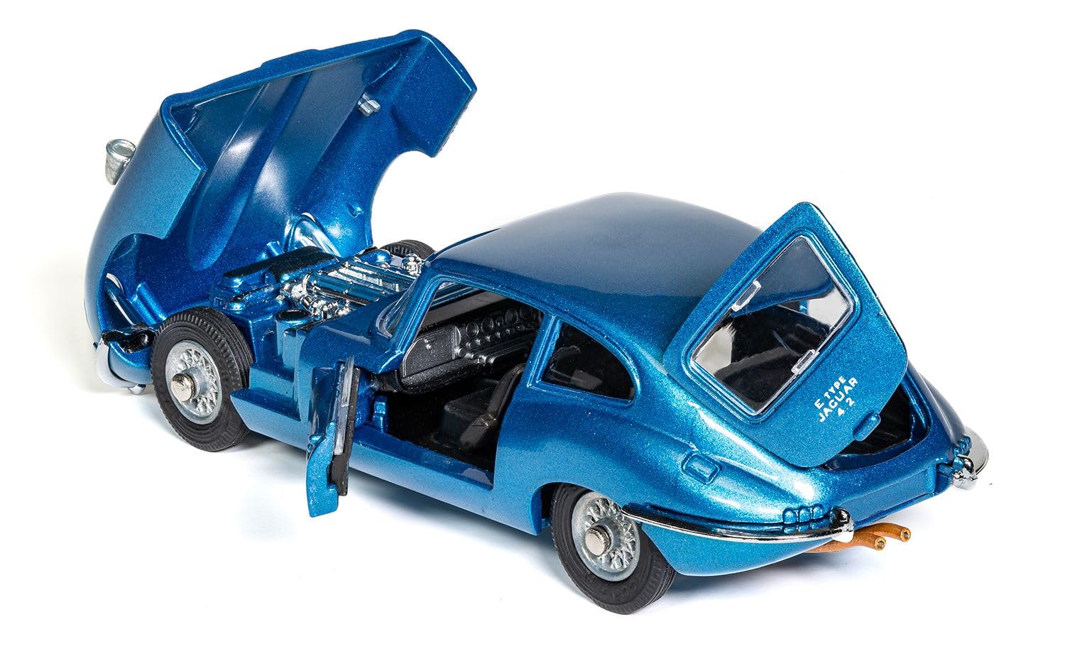 Amazon | コーギー 1/43 ジャガー Eタイプ 2+2 1968 ブルー